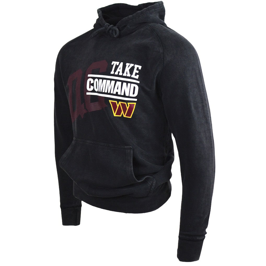 Washington Commanders  Take Command  DC PROPER Unisex Mineral Wash Vintage Pullover Hoodie