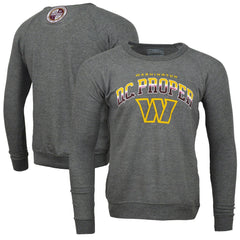 Washington Commanders  DC PROPER Signature Raglan Vintage Pullover Sweatshirt