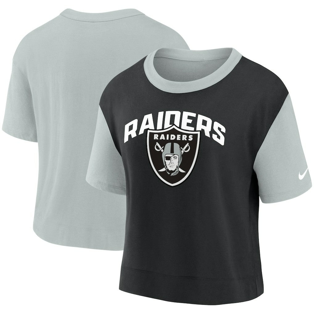 Las Vegas Raiders Nike Women's High Hip Fashion T-Shirt