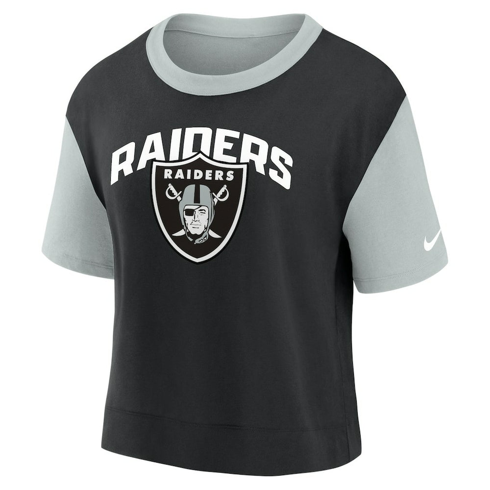 Las Vegas Raiders Nike Women's High Hip Fashion T-Shirt