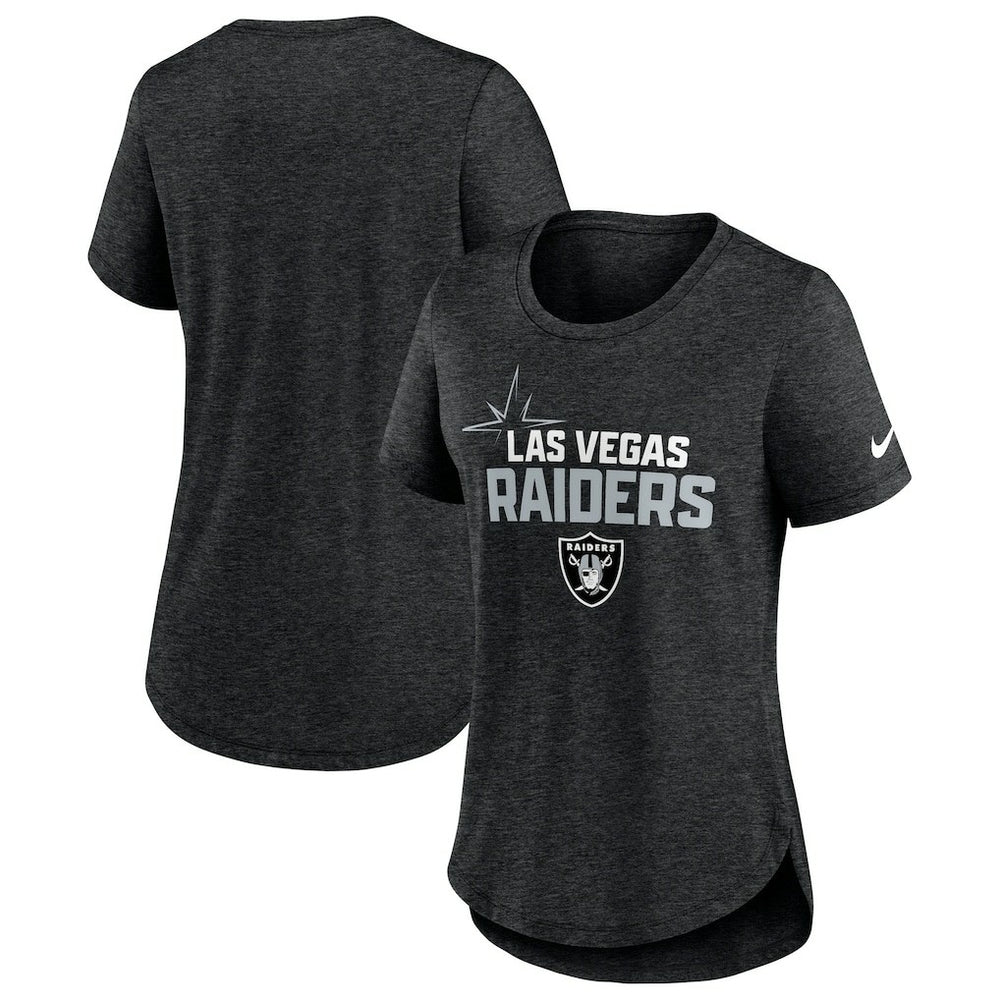 Las Vegas Raiders Nike Women's Local Fashion Tri-Blend T-Shirt