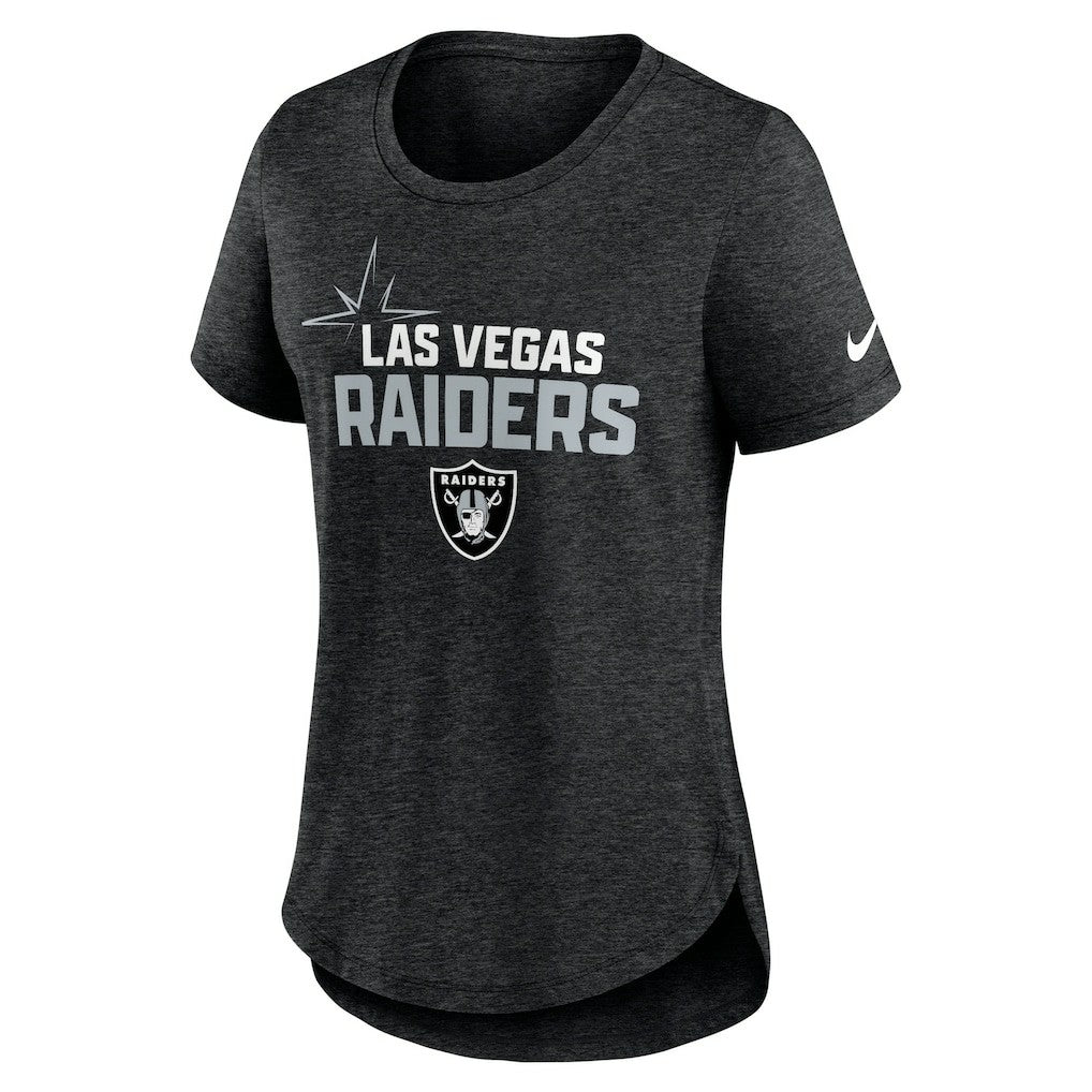 Las Vegas Raiders Nike Women's Local Fashion Tri-Blend T-Shirt