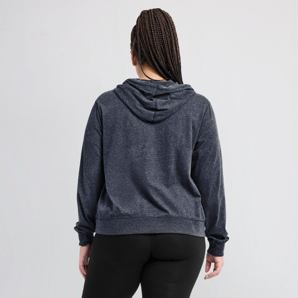 New England Patriots Nike Women's Plus Size Gym Vintage Pullover Hoodie