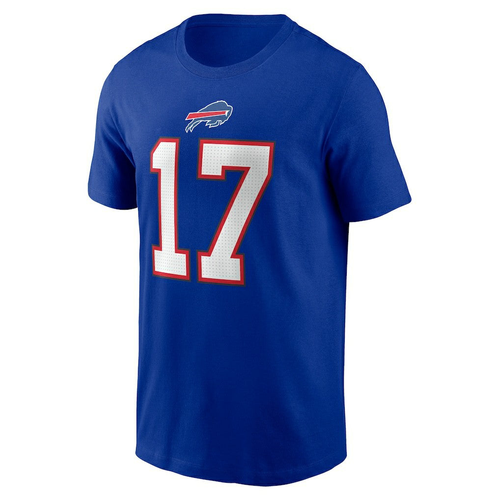 Buffalo Bills Nike Josh Allen  Player Name & Number T-Shirt