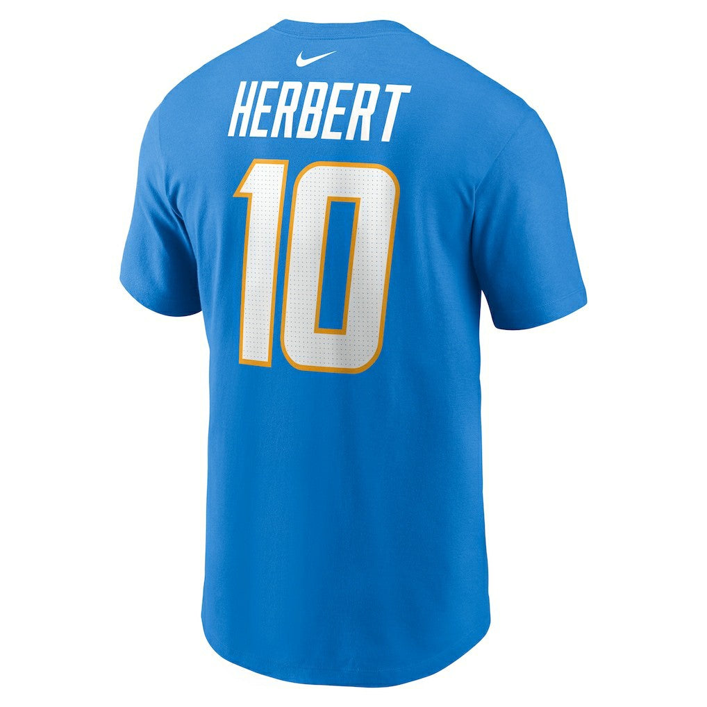 Los Angeles Chargers Nike Justin Herbert  Player Name & Number T-Shirt