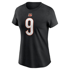 Cincinnati Bengals Nike Joe Burrow  Women's Player Name & Number T-Shirt