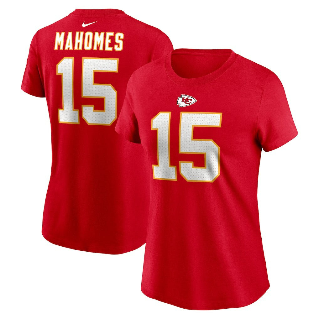 Kansas City Chiefs Nike Patrick Mahomes  Women's Player Name & Number T-Shirt