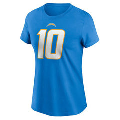 Los Angeles Chargers Nike Justin Herbert  Women's Player Name & Number T-Shirt