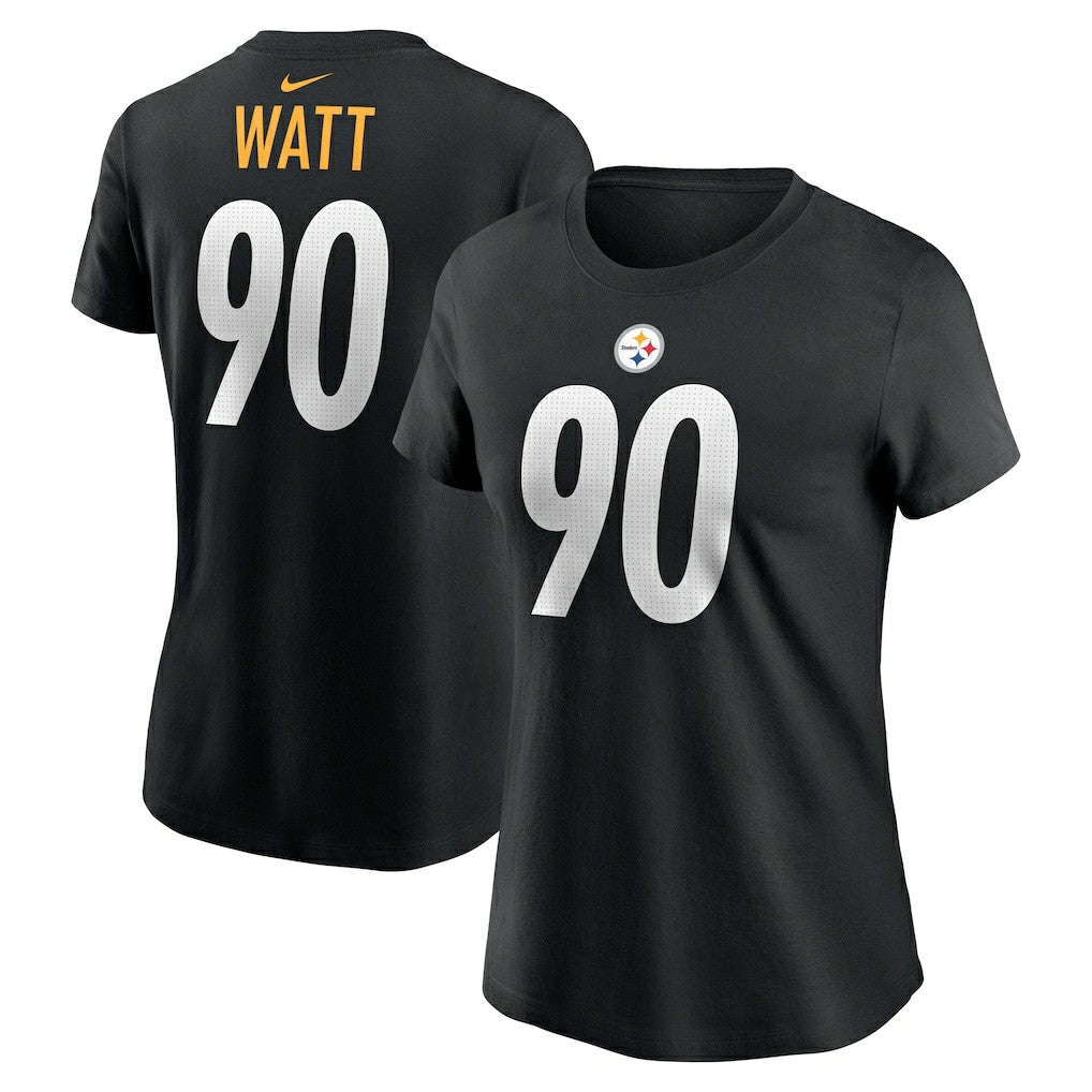 Pittsburgh Steelers Nike T.J. Watt  Women's Player Name & Number T-Shirt
