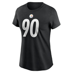 Pittsburgh Steelers Nike T.J. Watt  Women's Player Name & Number T-Shirt