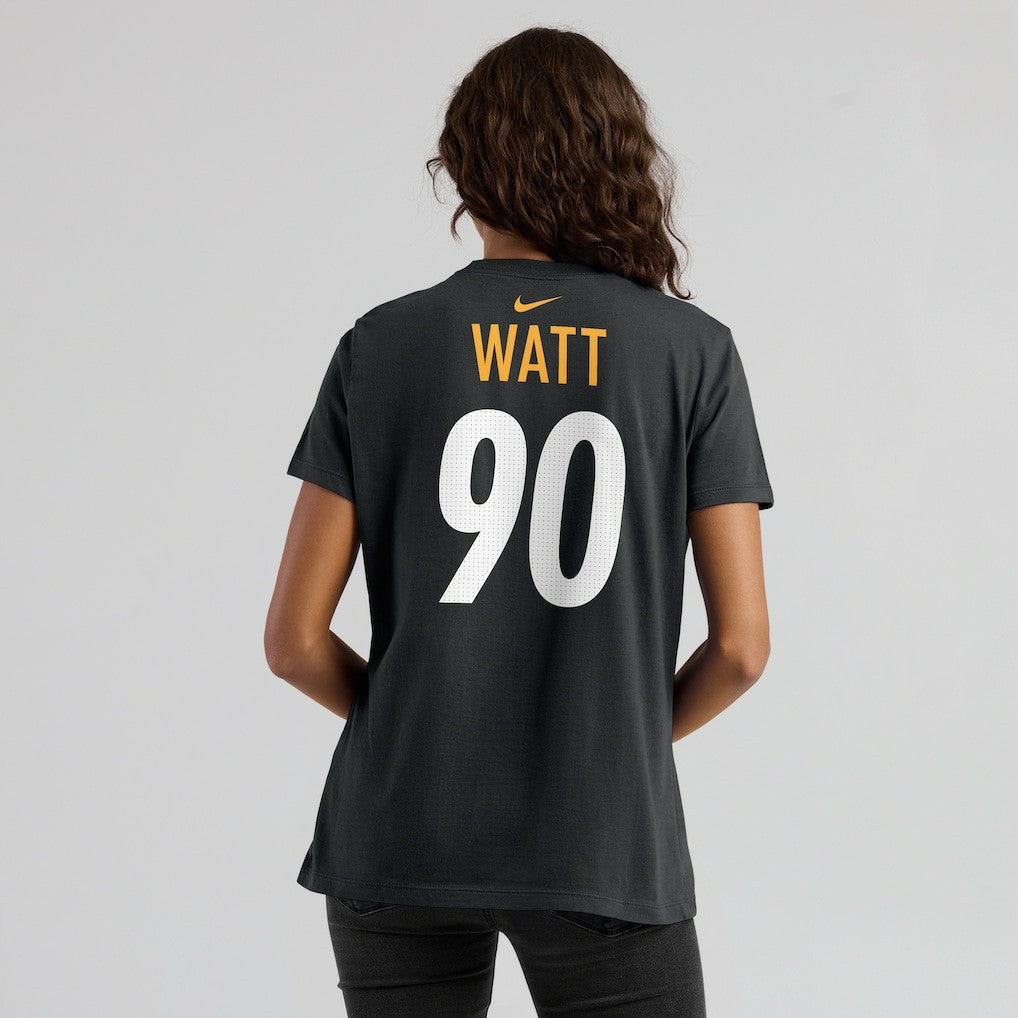 Pittsburgh Steelers Nike T.J. Watt  Women's Player Name & Number T-Shirt