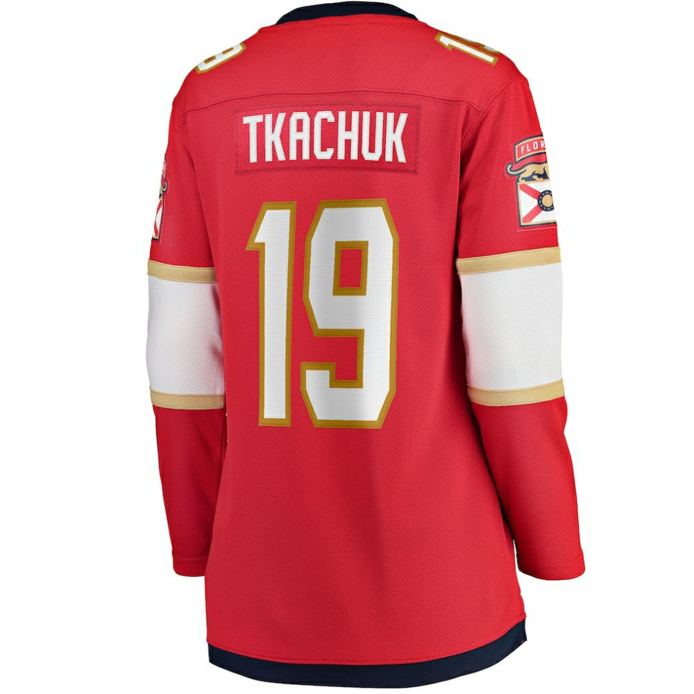 Matthew Tkachuk Florida Panthers Fanatics Women's Home Breakaway Player Jersey For Sale