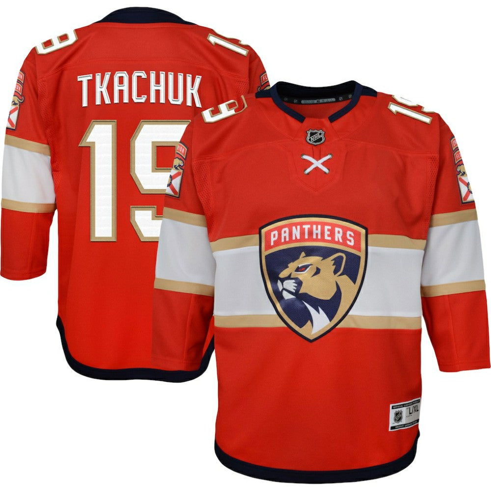 Matthew Tkachuk Florida Panthers Youth Home Premier Player Jersey On Sale