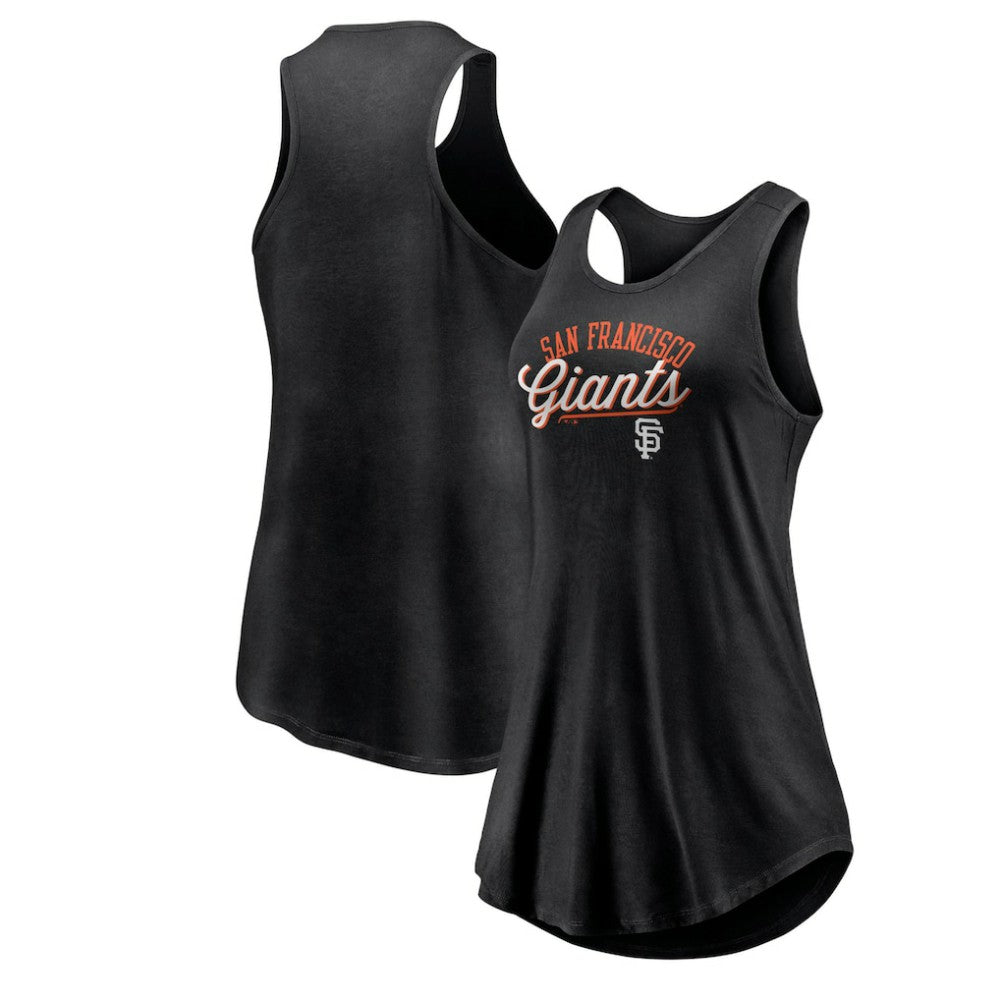 San Francisco Giants Fanatics Women's Simplicity Swing Racerback Scoop Neck Tank Top | MLB Sale