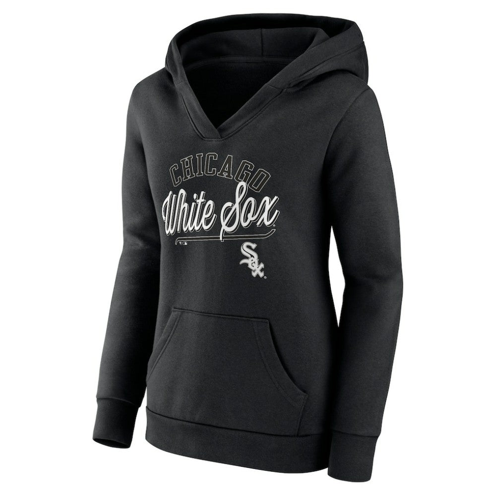 Chicago White Sox Fanatics Women's Simplicity Crossover V-Neck Pullover Hoodie | MLB Online