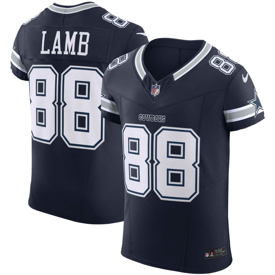 Dallas Cowboys Nike CeeDee Lamb  Vapor F.U.S.E. Elite Jersey
