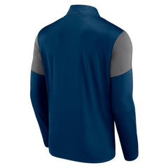 Seattle Kraken Fanatics Logo Quarter-Zip Top Discount