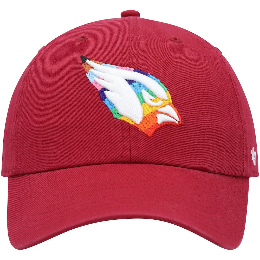 Arizona Cardinals 47 brand '47 Pride Clean Up Adjustable Hat