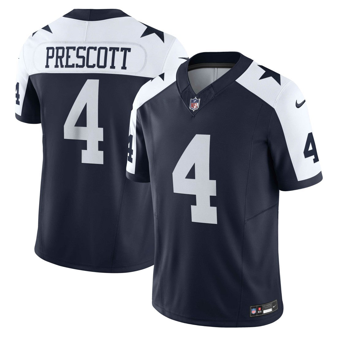Dallas Cowboys Nike Dak Prescott  Vapor F.U.S.E. Limited Jersey
