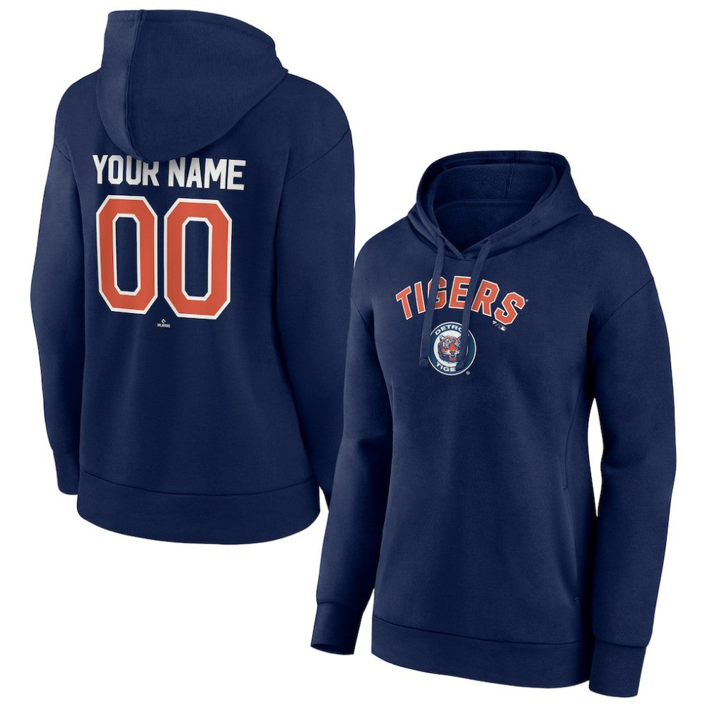 Detroit Tigers Women's Personalized Cooperstown Collection Winning Streak Pullover Hoodie | MLB Shop
