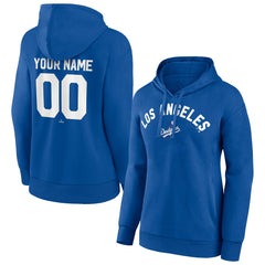 Los Angeles Dodgers Women's Personalized Cooperstown Collection Winning Streak Pullover Hoodie | MLB Discount