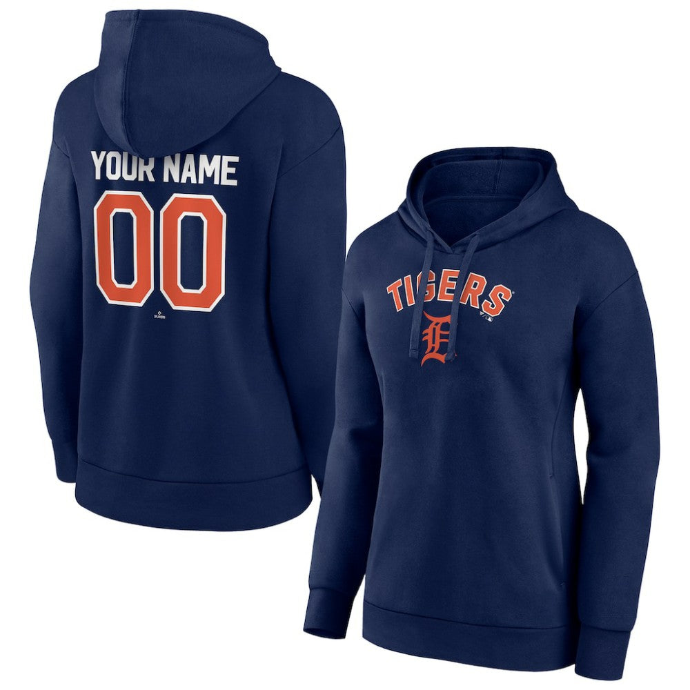 Detroit Tigers Women's Personalized Team Winning Streak Pullover Hoodie | MLB Sale