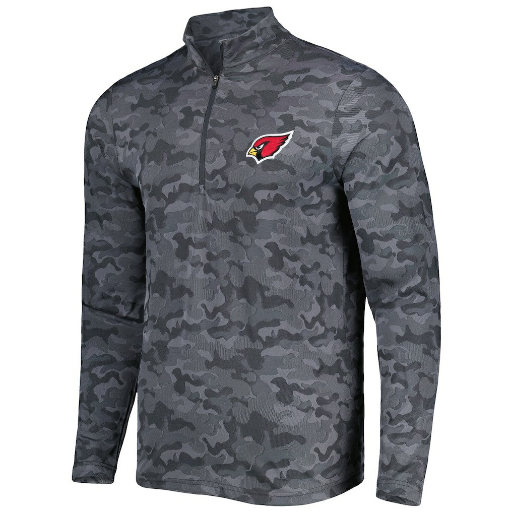 Arizona Cardinals  Antigua Brigade Quarter-Zip Sweatshirt