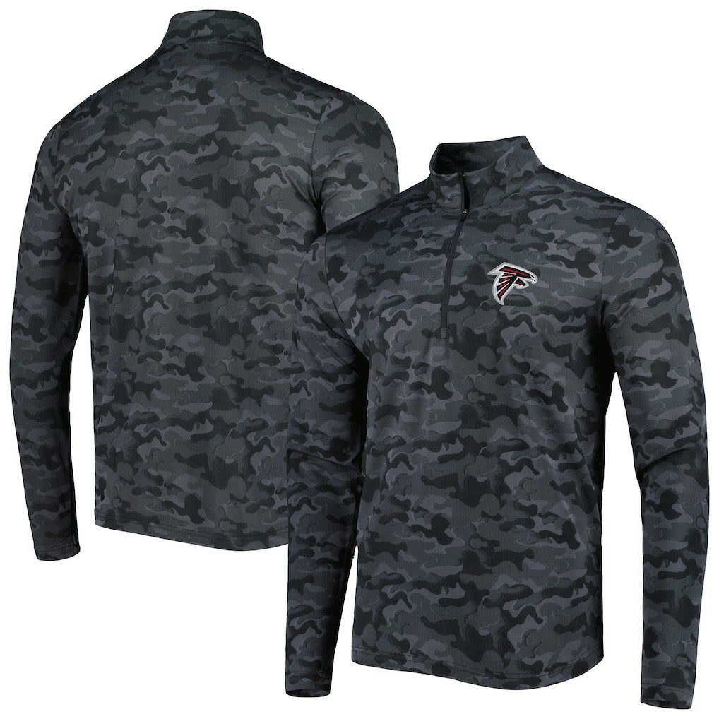 Atlanta Falcons  Antigua Brigade Quarter-Zip Sweatshirt