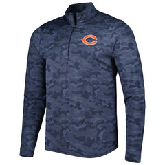 Chicago Bears  Antigua Brigade Quarter-Zip Sweatshirt