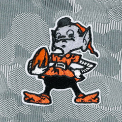 Cleveland Browns  Antigua Brigade Throwback Quarter-Zip Top