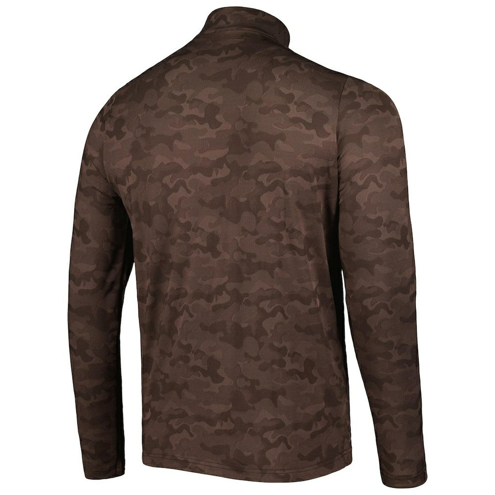 Cleveland Browns  Antigua Brigade Quarter-Zip Sweatshirt