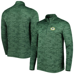 Green Bay Packers  Antigua Brigade Quarter-Zip Sweatshirt
