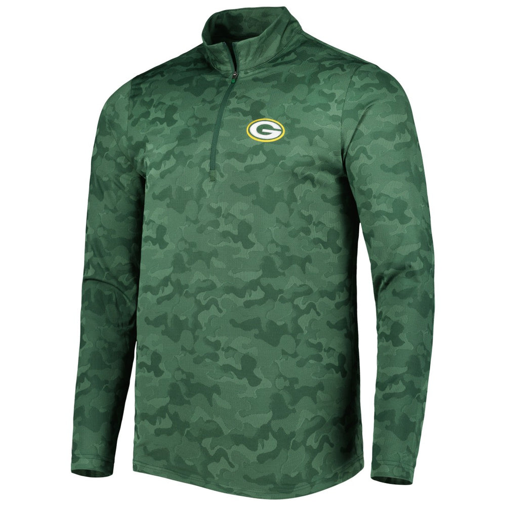 Green Bay Packers  Antigua Brigade Quarter-Zip Sweatshirt