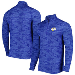Los Angeles Rams  Antigua Brigade Quarter-Zip Sweatshirt