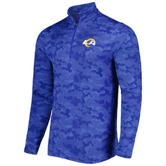 Los Angeles Rams  Antigua Brigade Quarter-Zip Sweatshirt