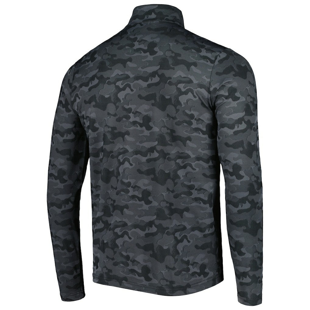 New Orleans Saints  Antigua Brigade Quarter-Zip Sweatshirt