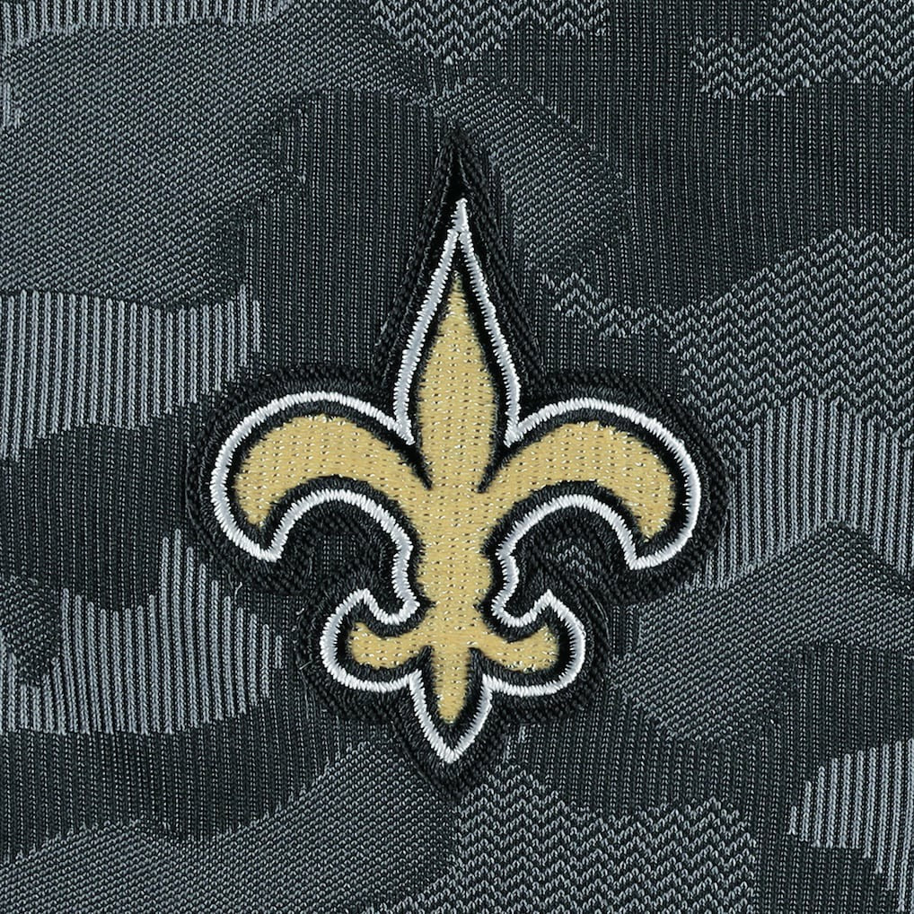 New Orleans Saints  Antigua Brigade Quarter-Zip Sweatshirt
