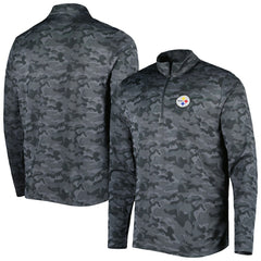 Pittsburgh Steelers  Antigua Brigade Quarter-Zip Sweatshirt