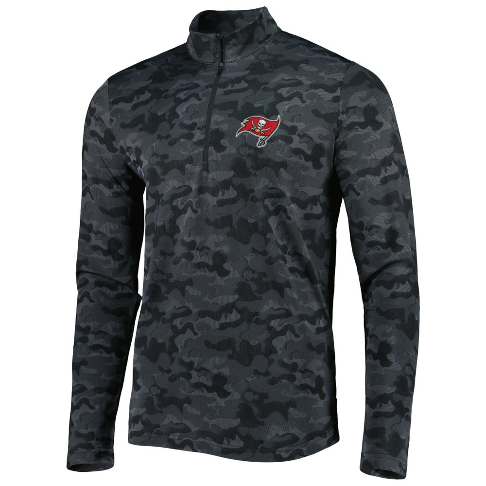 Tampa Bay Buccaneers  Antigua Brigade Quarter-Zip Sweatshirt