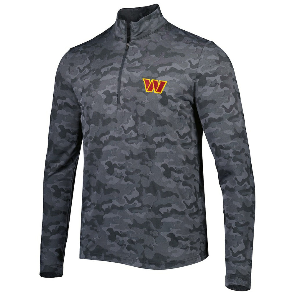 Washington Commanders  Antigua Brigade Quarter-Zip Sweatshirt