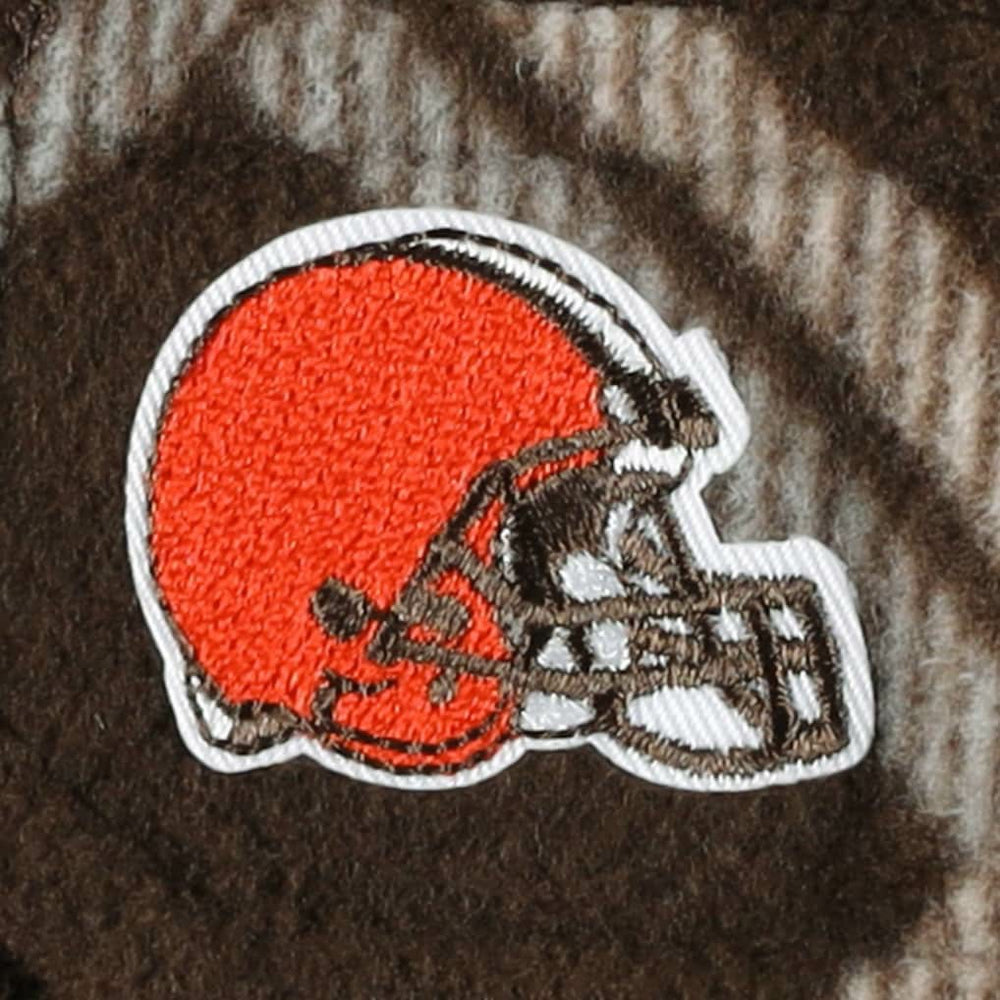 Cleveland Browns  Antigua Industry Flannel Button-Up Shirt Jacket
