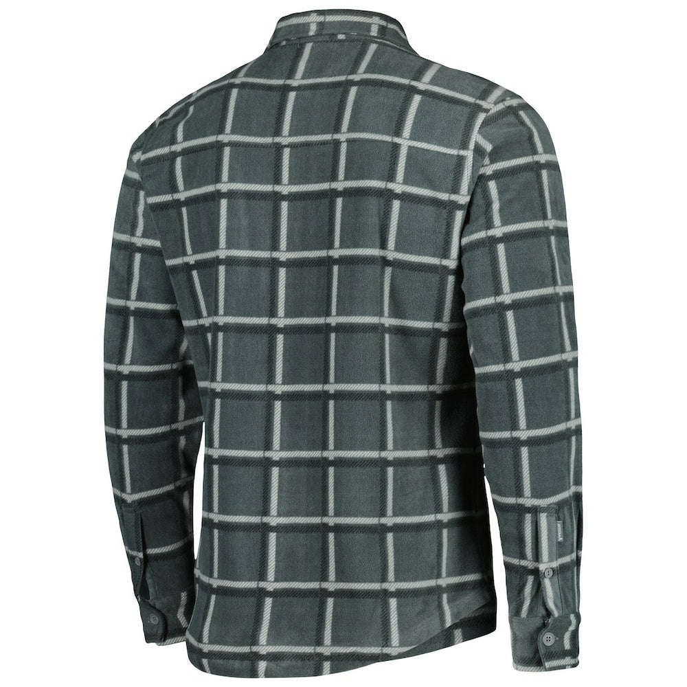 Green Bay Packers  Antigua Industry Flannel Button-Up Shirt Jacket