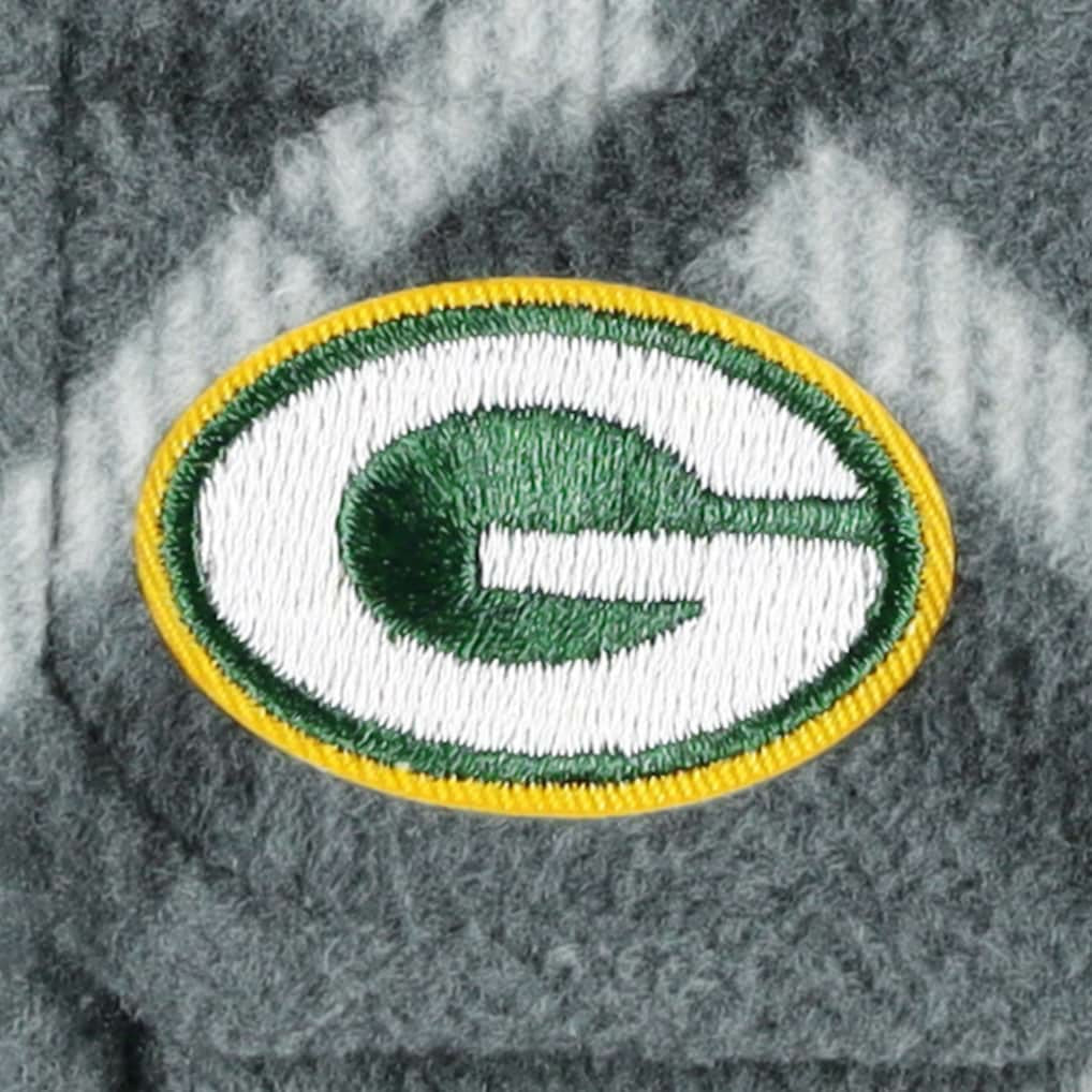 Green Bay Packers  Antigua Industry Flannel Button-Up Shirt Jacket