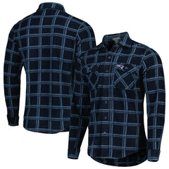 New England Patriots  Antigua Industry Flannel Button-Up Shirt Jacket