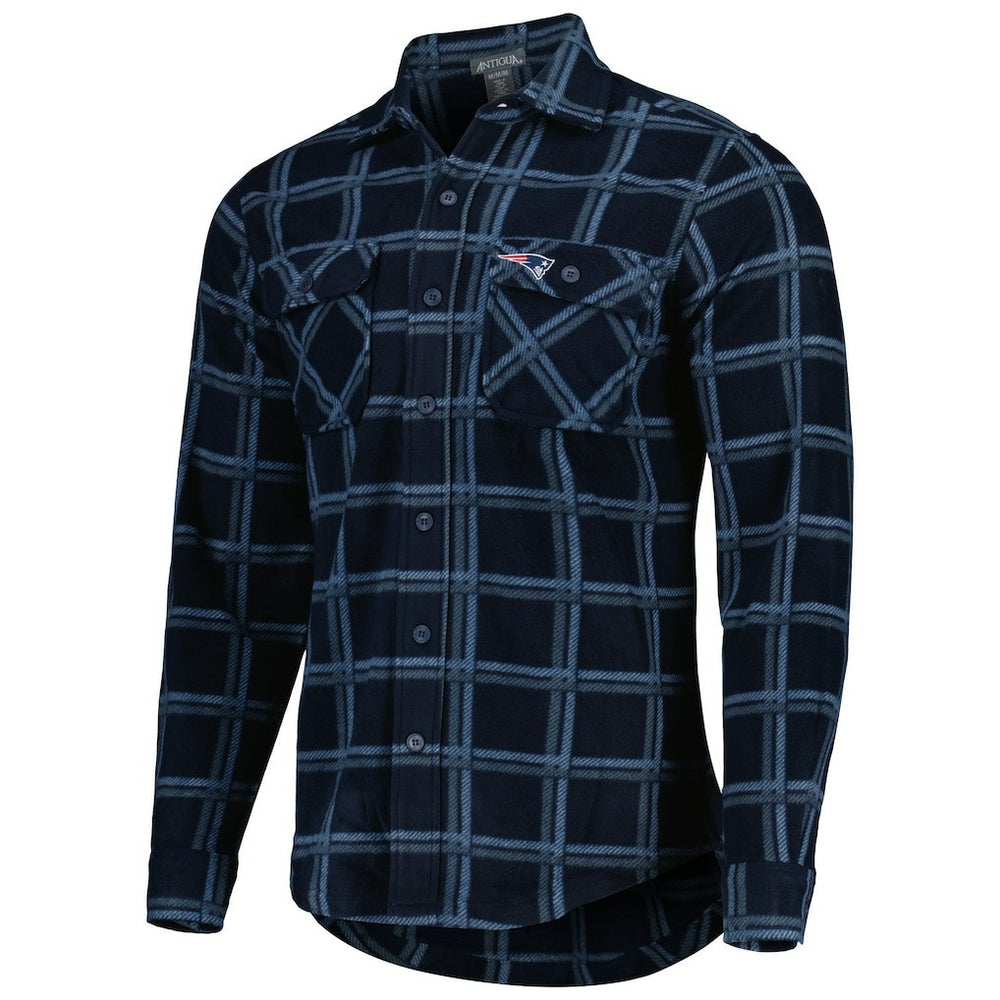 New England Patriots  Antigua Industry Flannel Button-Up Shirt Jacket