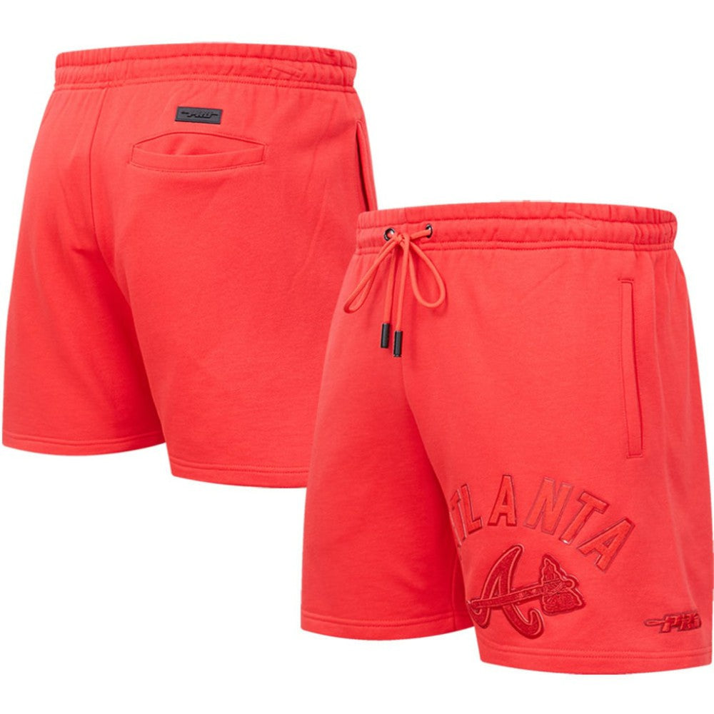 Atlanta Braves Pro Standard Triple Red Classic Shorts | MLB New