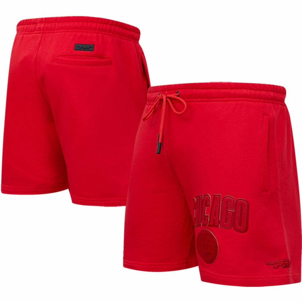 Chicago Cubs Pro Standard Triple Red Classic Shorts | MLB Shop
