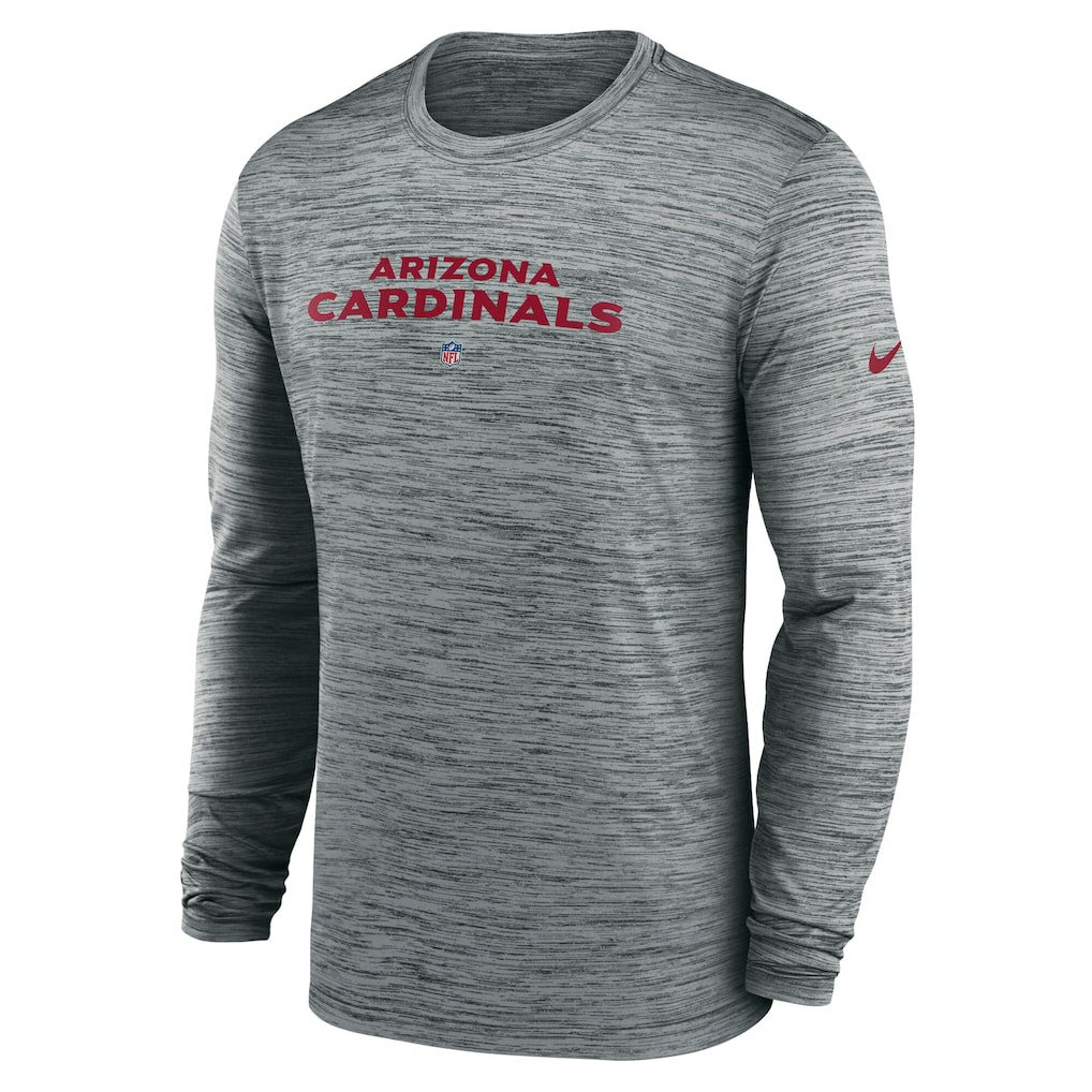 Arizona Cardinals Nike Sideline Team Velocity Performance Long Sleeve T-Shirt