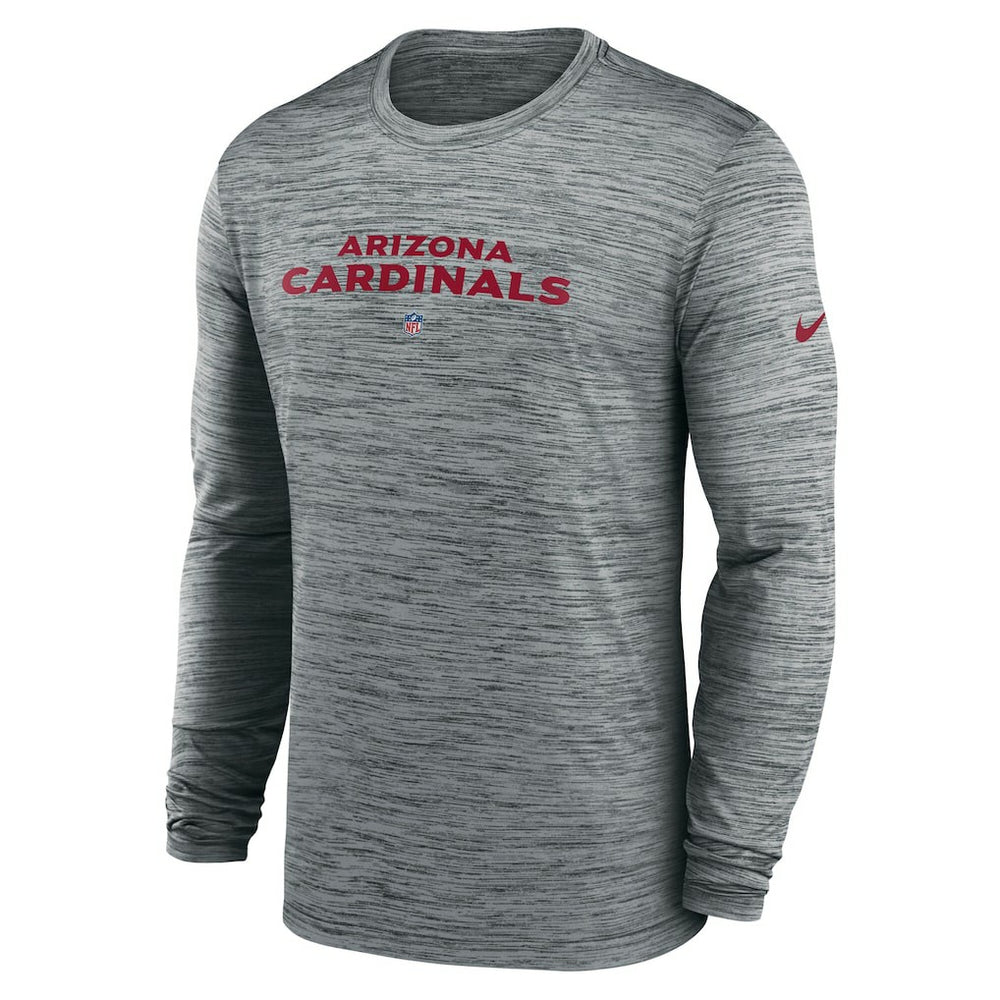 Arizona Cardinals Nike Sideline Team Velocity Performance Long Sleeve T-Shirt
