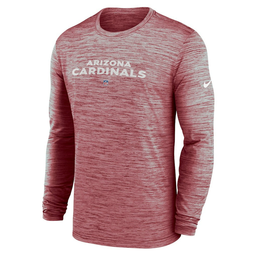 Arizona Cardinals Nike Sideline Team Velocity Performance Long Sleeve T-Shirt